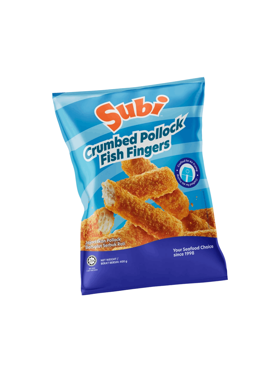 SUBI CRUMBED POLLOCK FISH FINGERS 400G – Village Grocer - Hartamas ...