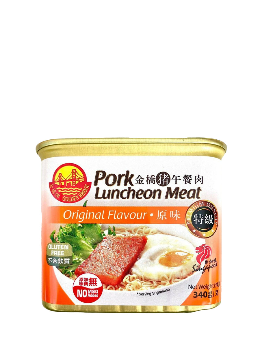GOLDEN BRIDGE PORK LUNCHEON MEAT ORI 340G – Village Grocer - Hartamas ...